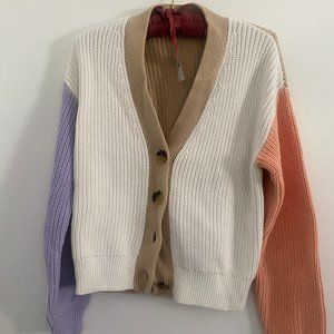 Gap Color Block Cardigan